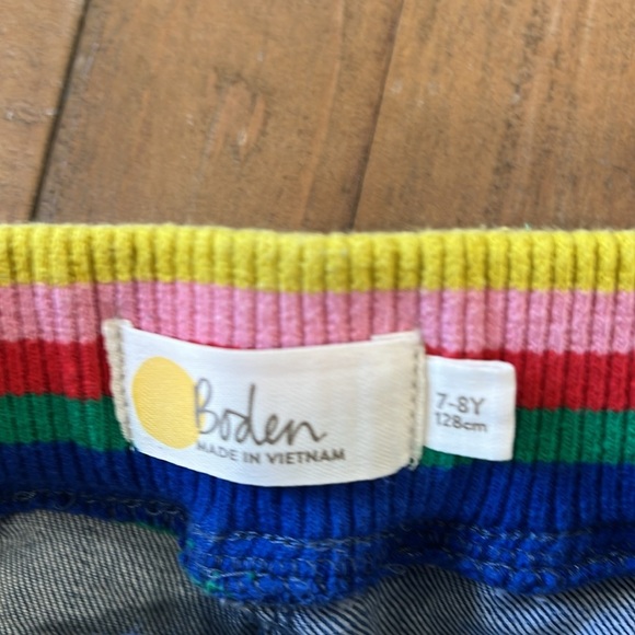 Mini Boden pull on denim jean mini skirt - Picture 3 of 5